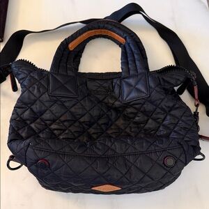 Black Quilted Handbag